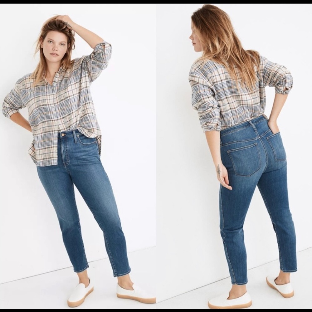 Madewell Stovepipe Straight Leg Jeans 36 / 22